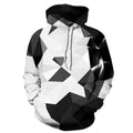 Men's And Women's Fashion Versatile Print Hooded Sweatshirt Pi-Mart