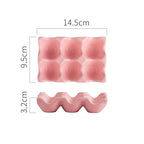 Home Kitchen Creative Ceramic Egg Grid Egg Rack Pi-Mart