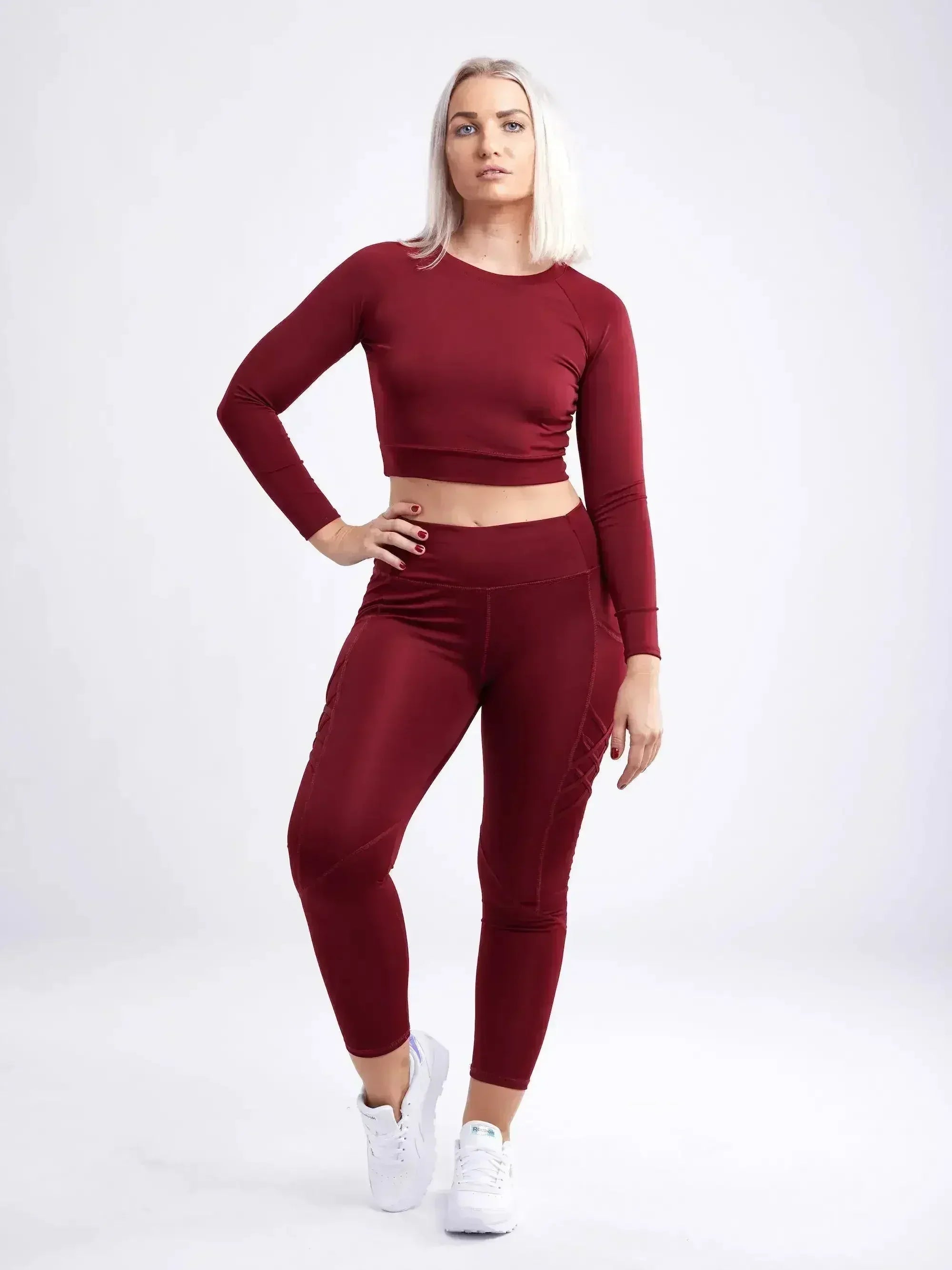 Long-Sleeve Crop Top - SJB-DIAMOND ELITES