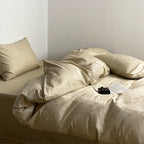 Long Velvet Jacquard Four Piece Pure Cotton Duvet Cover Pi-Mart