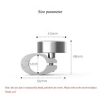 7/8" Universal Motorcycle Handlebar Watch Bike Hand Grip Bar Mount Dial Clock Motorcycle Handlebar Watch  Mount Clock Glow Mount Clock Dial Watch Fit  Waterproof For Scooter Bicycle Motor ATV Stevvex