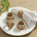 Better Homes & Gardens Natural Water Hyacinth Napkin Rings, Set of 4 EasyOptionXY LLC