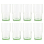 Better Homes & Gardens Clear Green Glass, Glassware, 8 Pack, 15 oz EasyOptionXY LLC