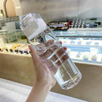 780ml Bottle For Drink Plastic Leak Proof Sports Bottles Shaker Water Bottle Drinkware BPA Free Sports Water Bottle Outdoor Water Bottle with Straw Plastic Portable Water Bottle Camping Bike Bottle Kitchen Tools Drink Water Stevvex