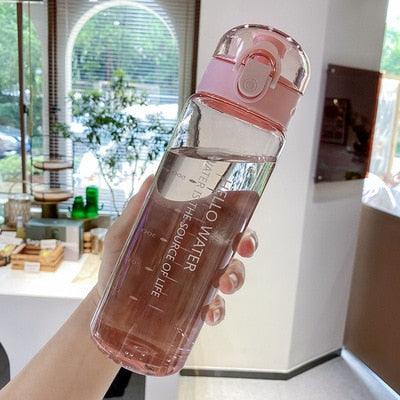 780ml Bottle For Drink Plastic Leak Proof Sports Bottles Shaker Water Bottle Drinkware BPA Free Sports Water Bottle Outdoor Water Bottle with Straw Plastic Portable Water Bottle Camping Bike Bottle Kitchen Tools Drink Water Stevvex