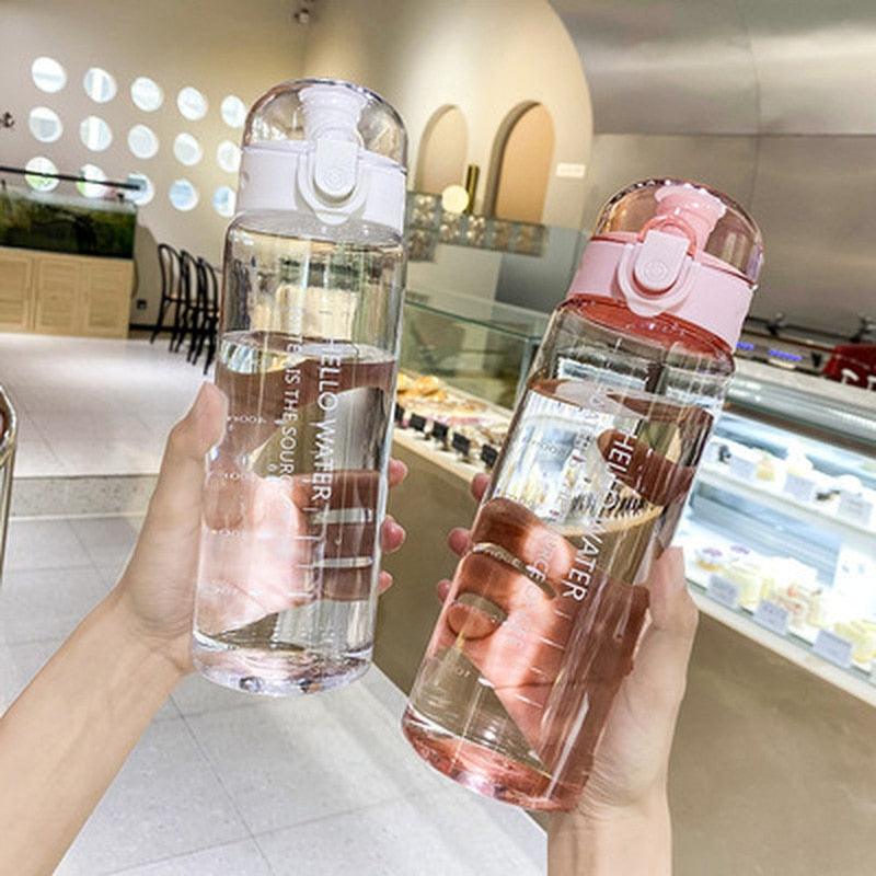 780ml Bottle For Drink Plastic Leak Proof Sports Bottles Shaker Water Bottle Drinkware BPA Free Sports Water Bottle Outdoor Water Bottle with Straw Plastic Portable Water Bottle Camping Bike Bottle Kitchen Tools Drink Water Stevvex