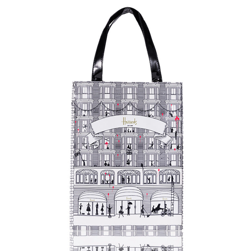 Letter printed handbag Pi-Mart