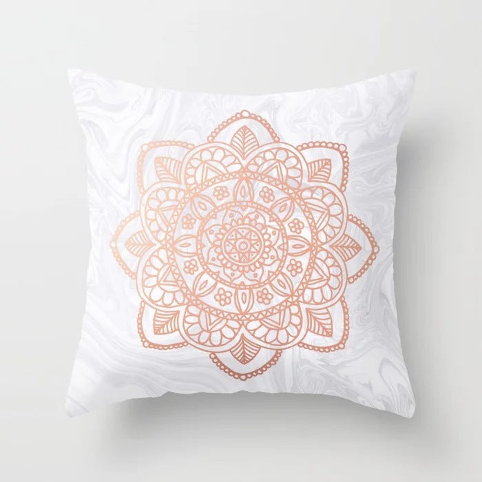 Pink sofa cushion cushion pillowcase Pi-Mart