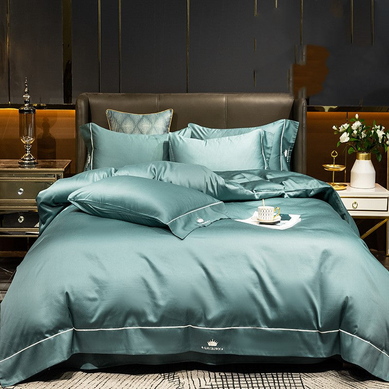 Four-piece long-staple cotton cotton duvet cover sheet Pi-Mart