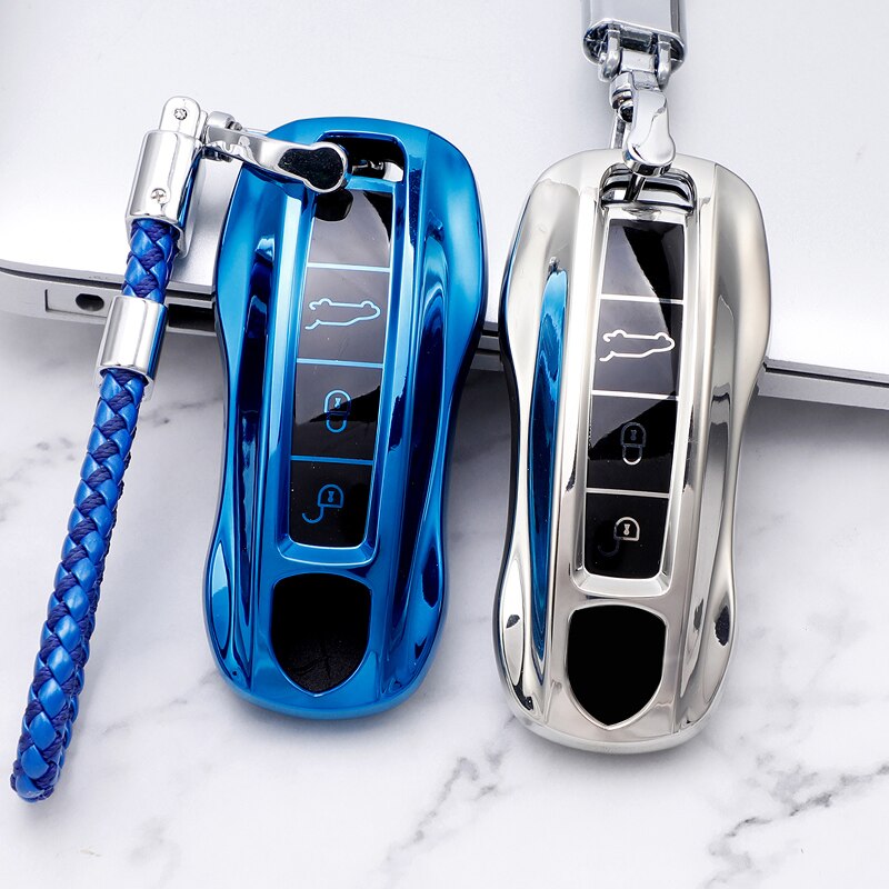 TPU Car Smart Key Case for Porsche - SJB-DIAMOND ELITES