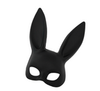 Fashion Black Rabbit Ear Half Face Mask Pi-Mart