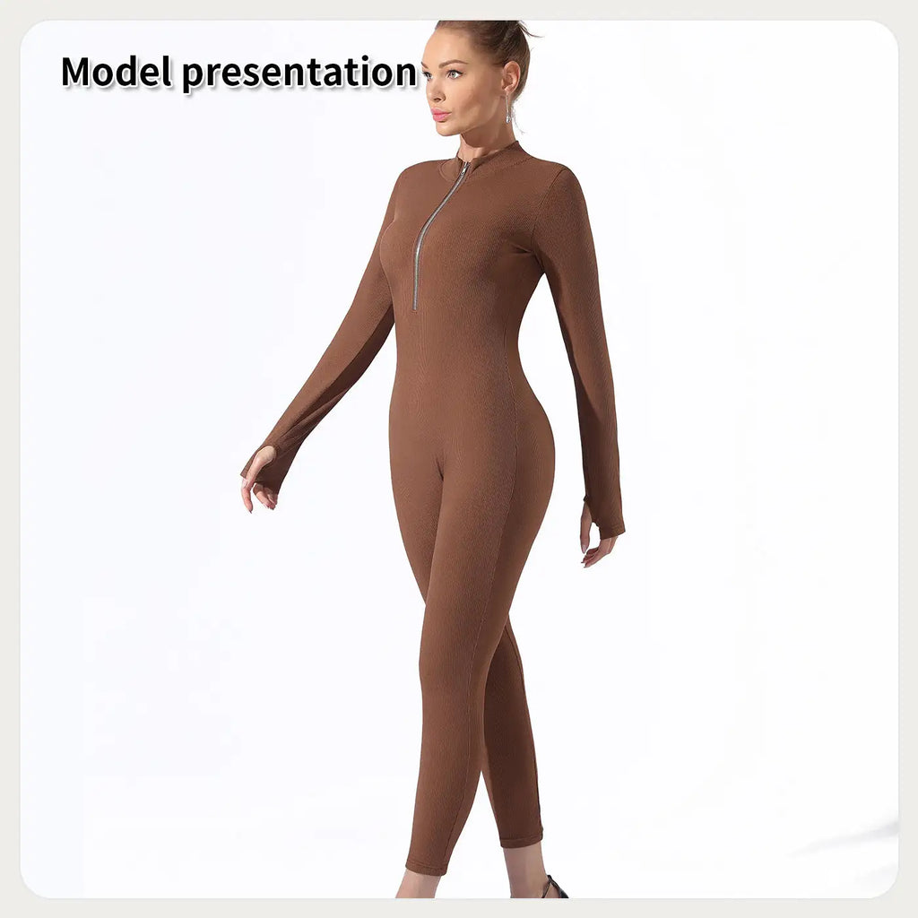Women's Fashion Simple Solid Color Bodysuit - SJB-DIAMOND ELITES