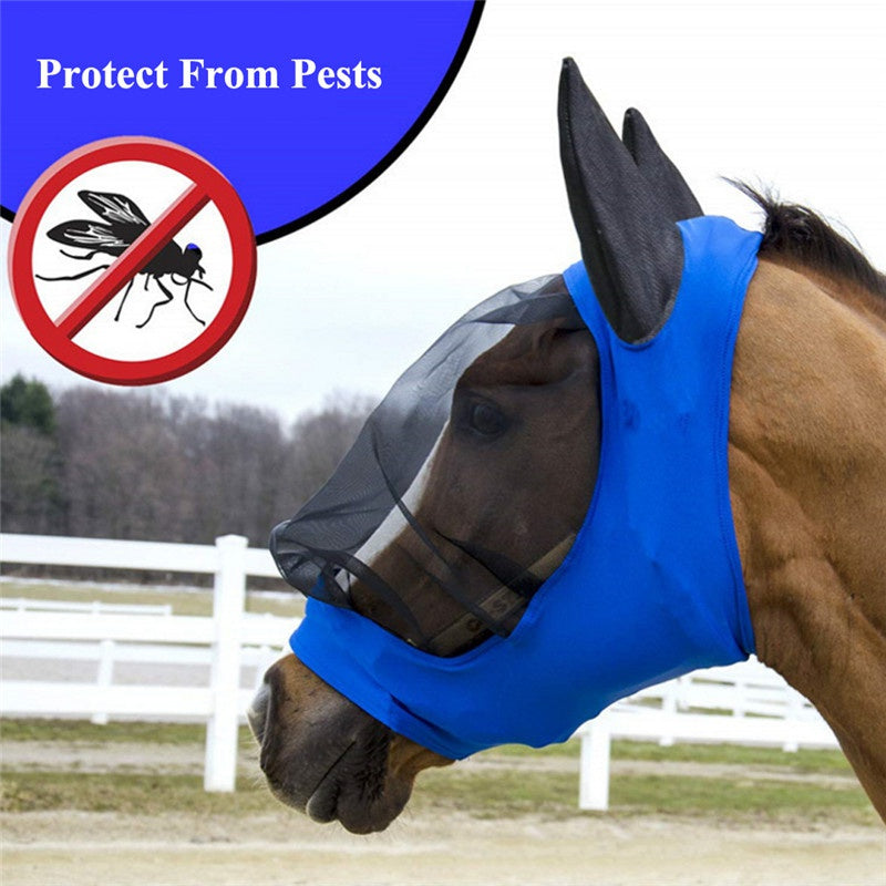 Mosquito proof horse mask in summer Lootquake LLC