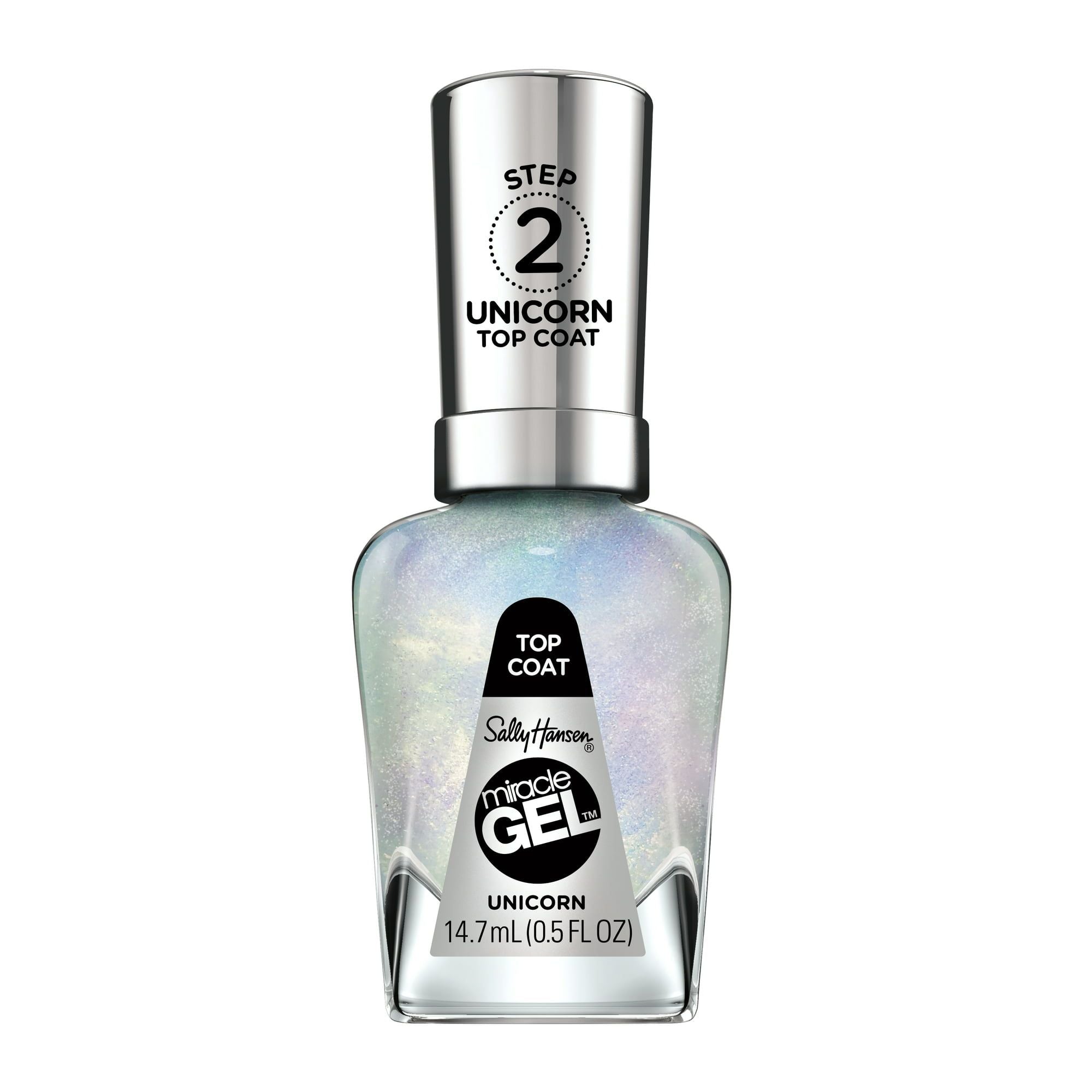 Sally Hansen Miracle Gel Top Coat, Unicorn Top Coat 0.50 fl oz, No UV Lamp Needed EasyOptionXY LLC