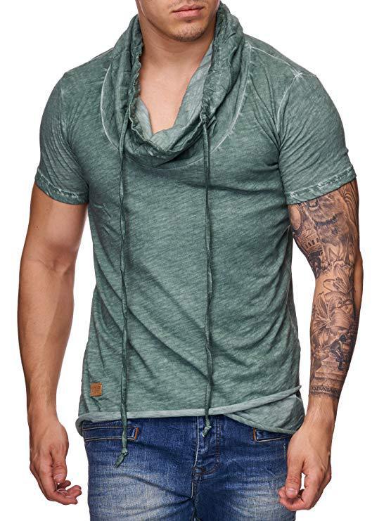 Turtleneck Men's T-shirt Pi-Mart