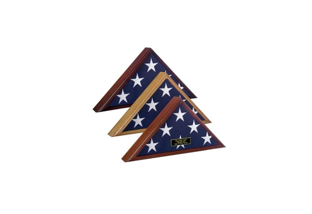 5ft x 8 ft American flag display case for large American flag The Military Gift Store