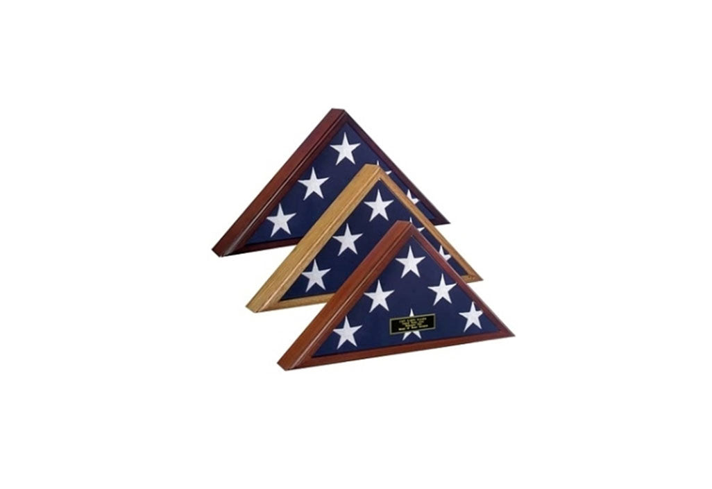 5ft x 8 ft American flag display case for large American flag The Military Gift Store