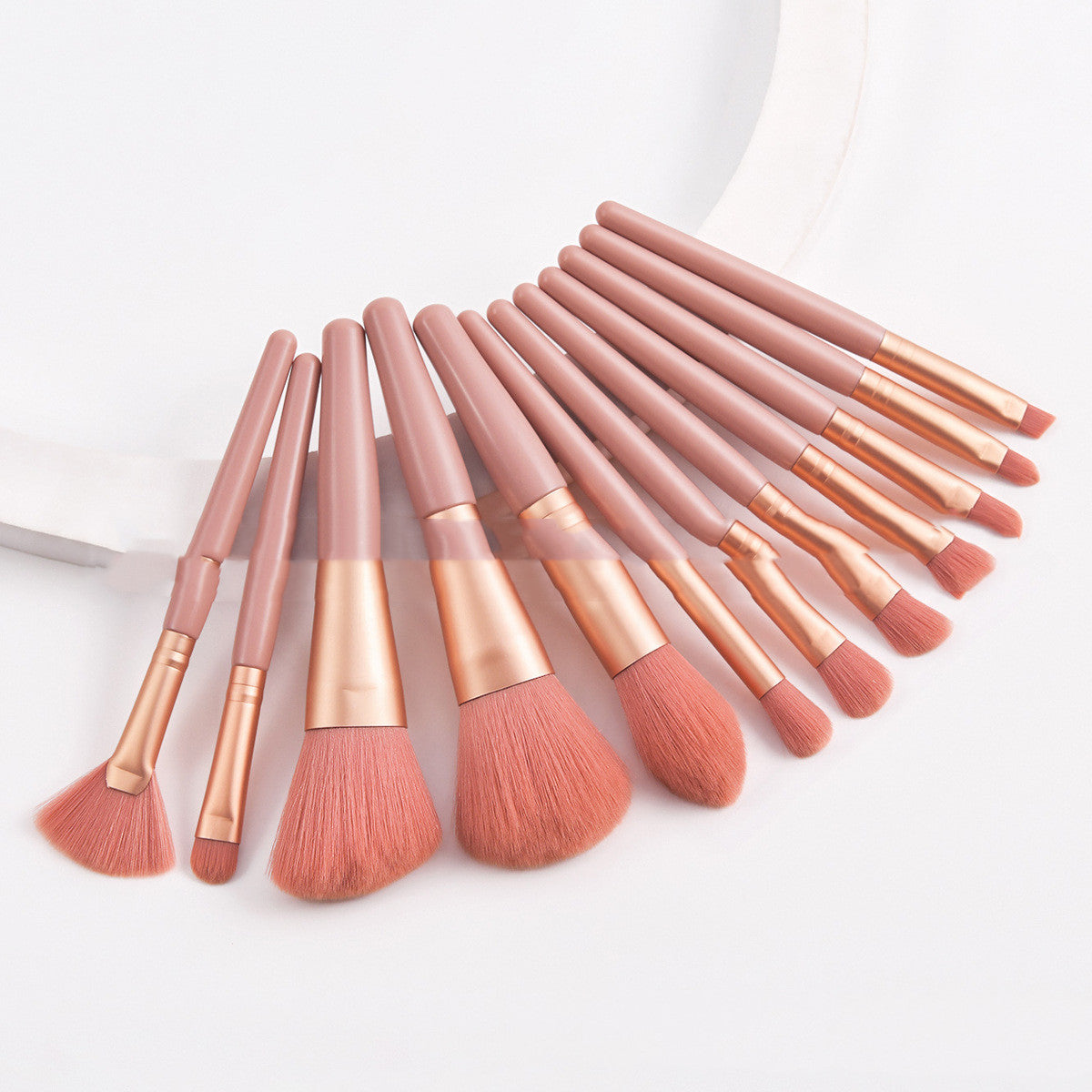 Set Of 12 Portable Makeup Brushes Pi-Mart