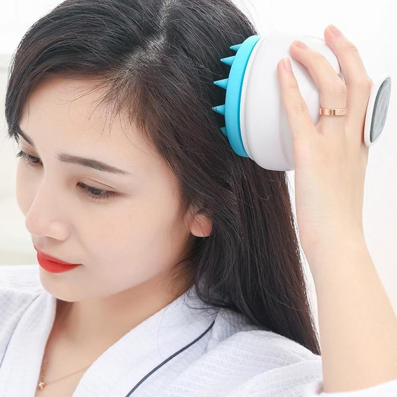 Electric Rotating Shampoo Brush Head Massager Automatic Kneading Pi-Mart