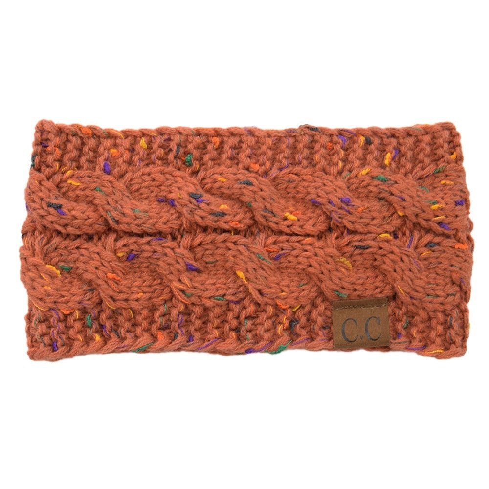 European And American Knitted Hairband Wool Variegated Pi-Mart