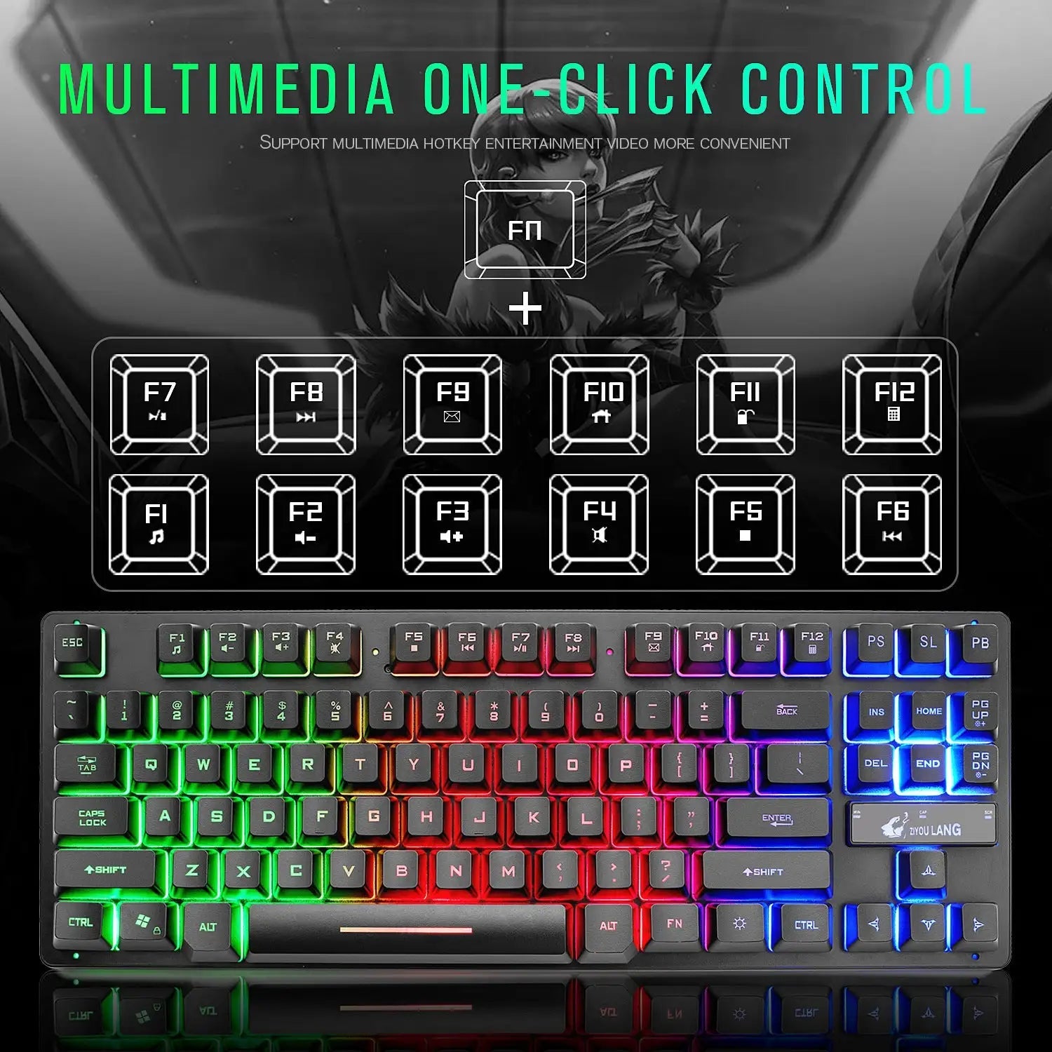 Electronic Games Mechanical Keyboard Notebook Keyboard Lootquake LLC