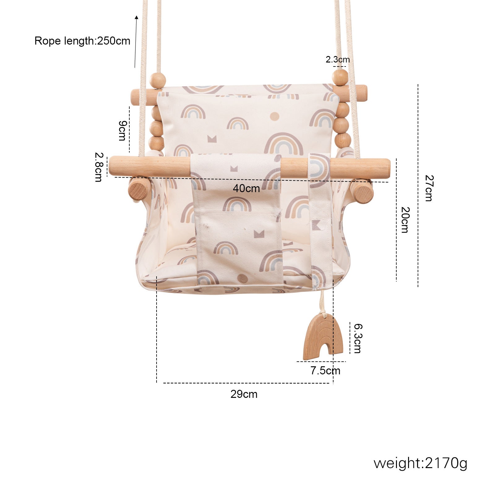 Fashionable Personality Swing Indoor Children's Home Pi-Mart