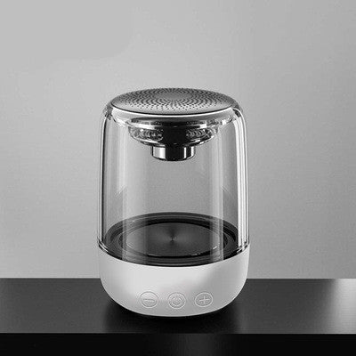 Portable Speakers Bluetooth Column Wireless Bluetooth Speaker Powerful Bass Radio with Variable Color LED Light Pi-Mart