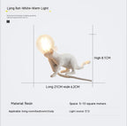 Resin Animal Mini Mouse Decorative Lamp