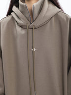 Design Inspired Metal Hooded Hoodie Pi-Mart