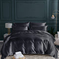 Satin Home Textile Quilt Cover Pillowcase Three-piece Set Pi-Mart