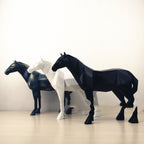 Geometric horse ornaments simple home accessories Lootquake LLC