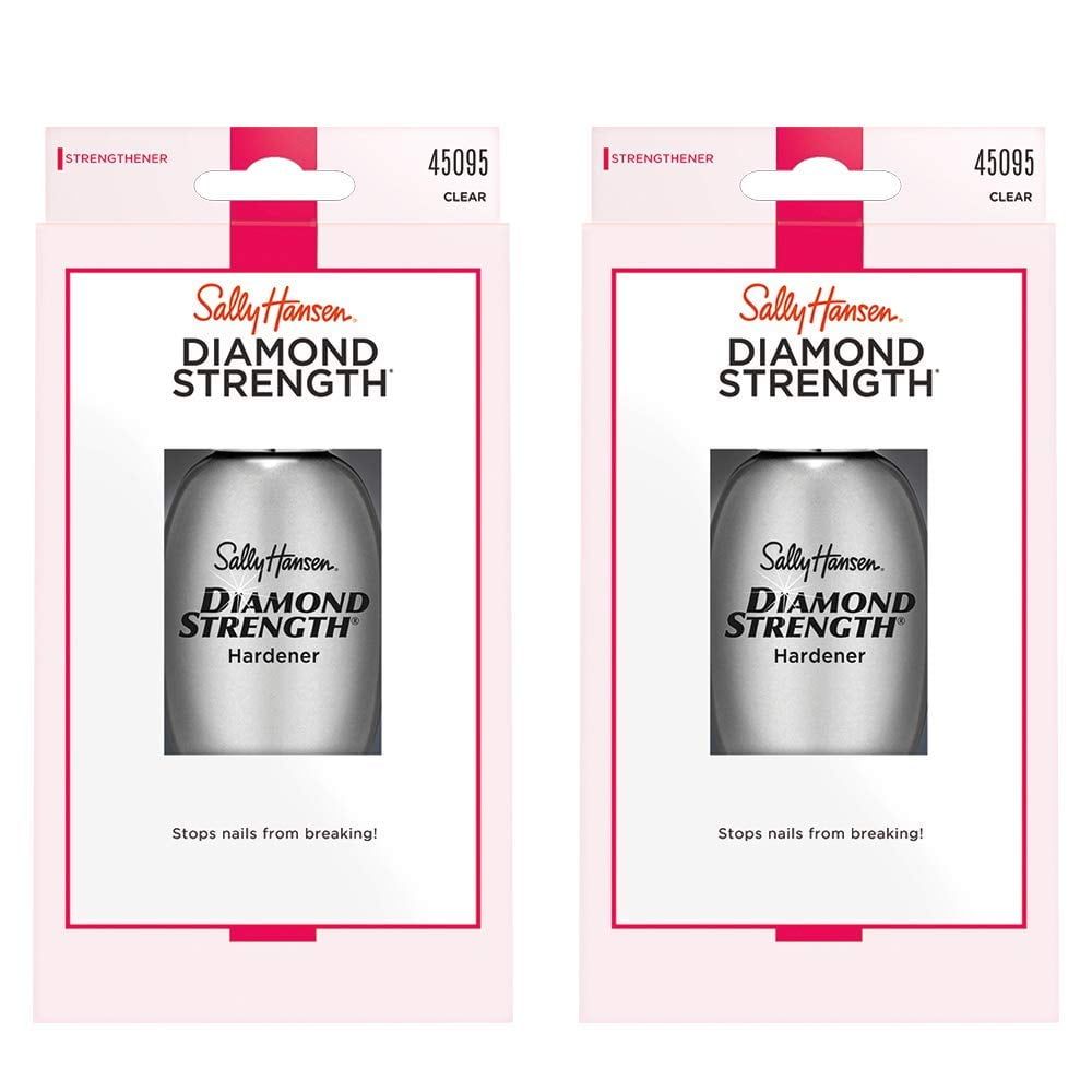 Sally Hansen Diamond Strength Instant Nail Hardener, 0.45 oz, 2 Pack