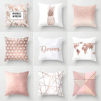 Pink sofa cushion cushion pillowcase Pi-Mart