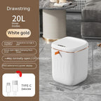 Smart Trash Can With Lid For Bedroom And Living Room Kitchen Storage Box Trash Can Induction Small Car Box Automatic Smart Dustbin Smart Trash Bin Pi-Mart