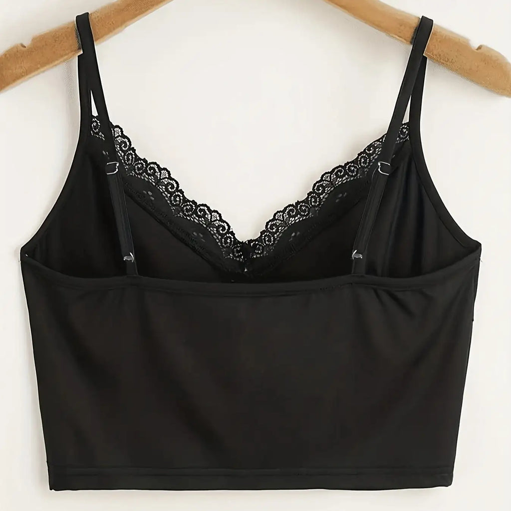 Ladies' Solid Color Hot And Sexy Lace Camisole, European And American Spicy Style Camisole Vest - SJB-DIAMOND ELITES
