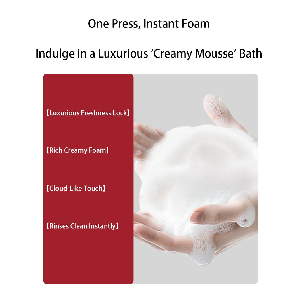 Cream Bubble Bath, Hydrating Shower Gel, Long-lasting Fragrance, Fragrance Body Mousse Lootquake LLC