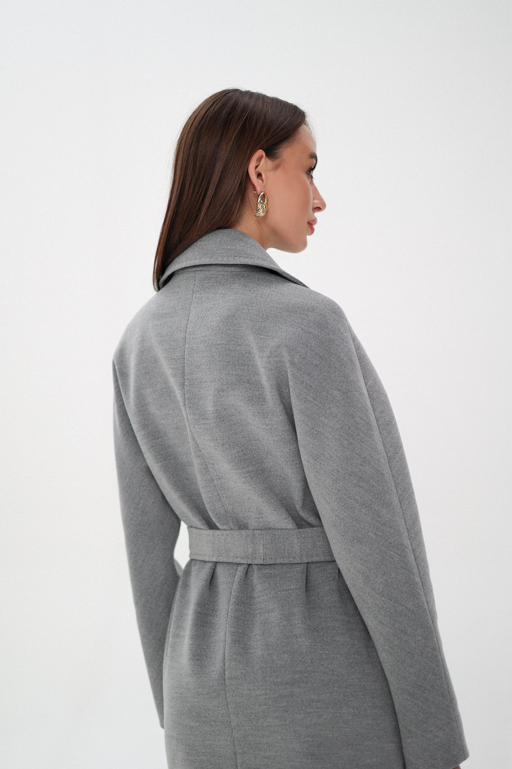Pre-Order. Re-Stock Ships February 2026. Cambridge Comfort Wraparound Wool Cashmere Coat - SJB-DIAMOND ELITES