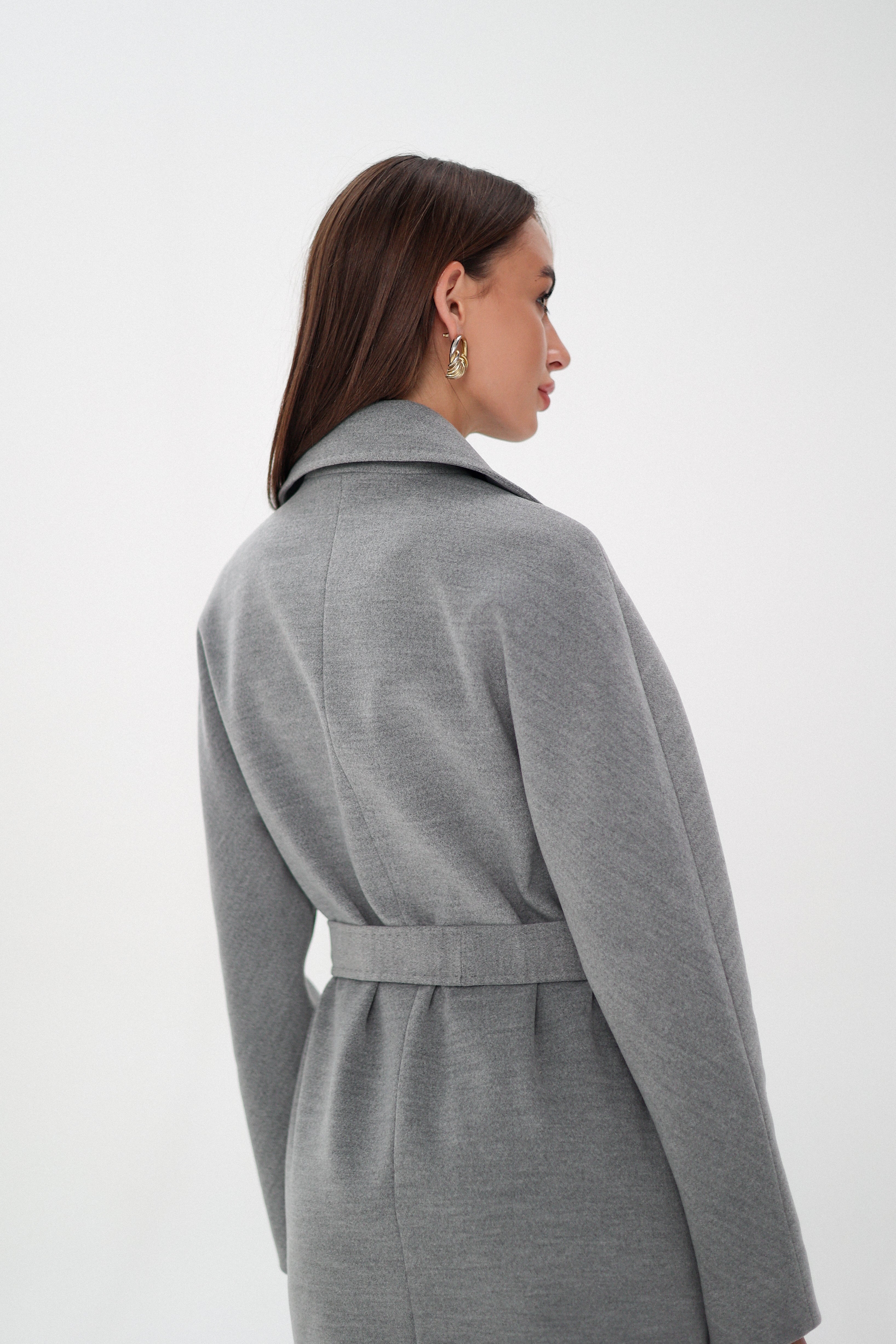 Pre-Order. Re-Stock Ships February 2026. Cambridge Comfort Wraparound Wool Cashmere Coat - SJB-DIAMOND ELITES