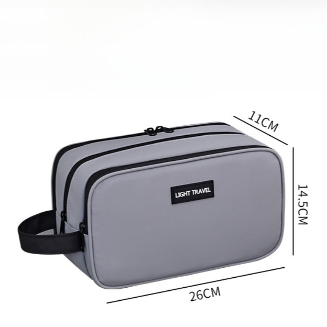 Three-Layer Large-Capacity Men's Toiletry Bag – Travel Portable Cosmetic Storage Bag with Compartments for College Dorm, Camp, Gym – Perfect for Organized Packing - SJB-DIAMOND ELITES