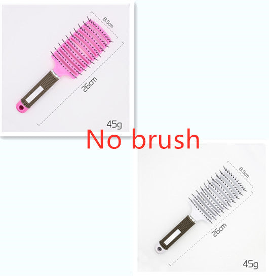 Hairbrush Anti Klit Brushy Haarborstel Women Detangler Hair Brush Bristle Nylon Scalp Massage  Teaser Hair Brush Comb Pi-Mart