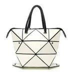 High Quality Geometric Rhombus PU Female Handbag