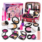 Cosmetics Toys Children Girl Lipstick Nail Polish Props Makeup Kit Set