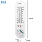 3PCS Wall Thermometer Indoor Outdoor Mount Garden Greenhouse Home Humidity Meter