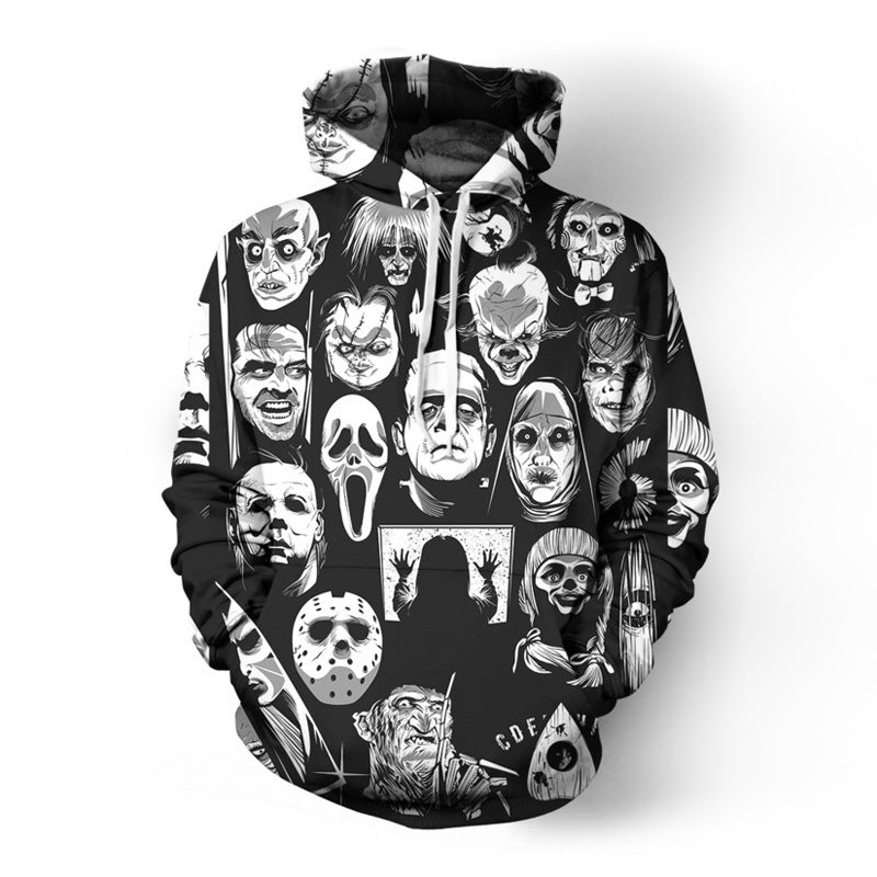Dark Wind Print Sweatshirt Pi-Mart