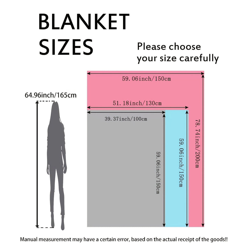 1pcDigital Printing Flannel Blanket, Cute Capybara Pattern, Casual Warm Blanket, Office Throw Blanket