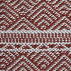 Better Homes & Gardens Geo Stripe Cotton Rich 14" x 90" Table Runner, Brick