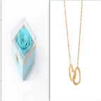 Simple Stainless Steel Plating Love Engraved Necklace Pi-Mart