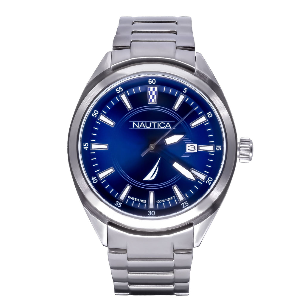 Nautica NAPBPS017 Battery Park Round Adult Male Watch