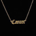 Zodiac Necklace Alphabet - SJB-DIAMOND ELITES