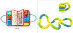 New Busy Book Children's Busy Board Dressing And Buttoning Learning Baby Early Education Preschool Sensory Learning Toy Pi-Mart
